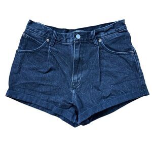 Abercrombie & Fitch “Annie High Rise Short” – Black Denim, Size 27 (4)